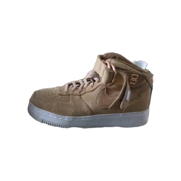 Nike Victor Cruz x Air Force 1 Mid High Vachetta Tan Women's 8.5 Suede Trainer - Picture 1 of 11
